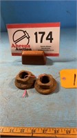 Wagon axle nut 1 3/8in left and right thread