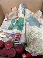 Patchwork Quilters ! Already Started , Candles