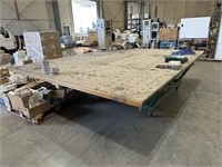 Felt Covered Mobile Glass Cutting Air Float Table