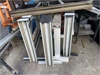 6 Aluminium Work Trestles & Work Bench