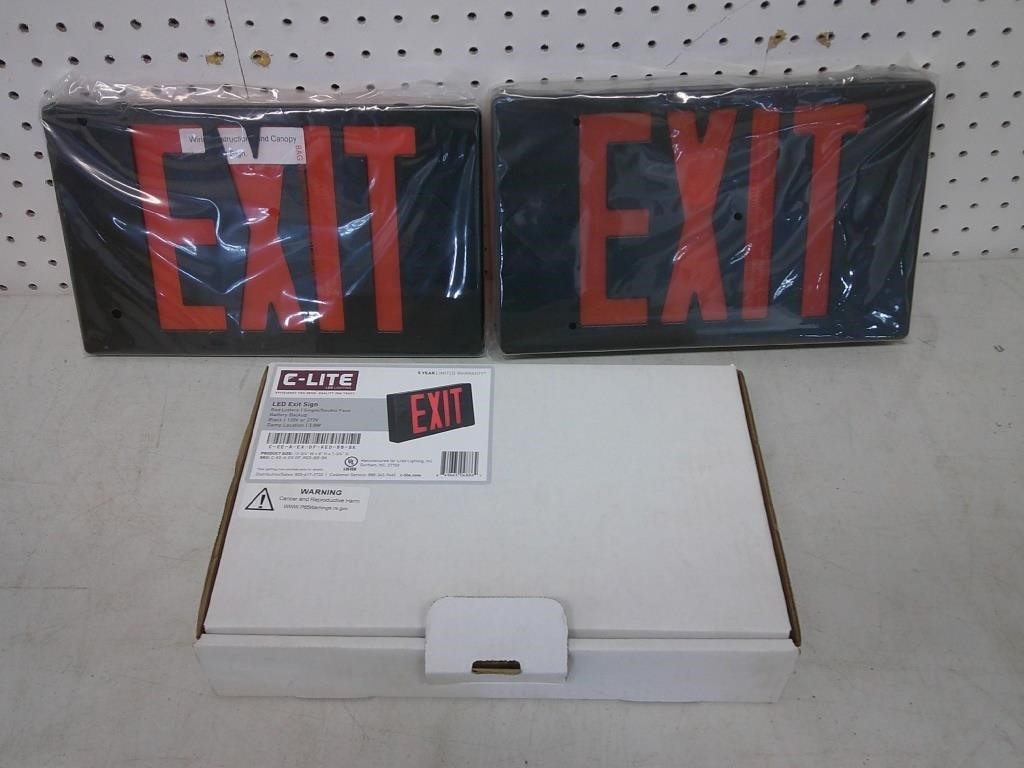 LED EXIT sign