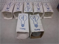 large 300 W bulbs