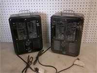 2 electric heaters