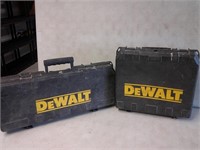 empty DeWalt boxes