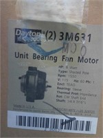 Dayton unit bearing fan motor