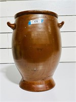 Vintage French Salt Glazed Urn