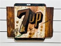 Metal 7-UP Sign