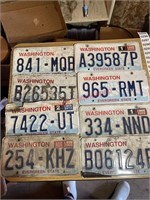 Lot of 8 Washington plates  (Con1)