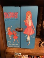 Skipper Barbie carrying case with Barbie inside