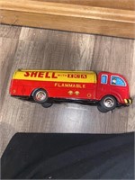 1950s shell gasoline truck (back room)