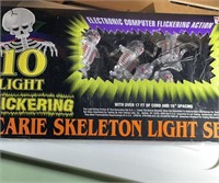 Vintage flickering skeleton lights