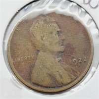 1922 D INDIAN HEAD PENNY ERROR