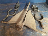 Vintage Boat Anchor and Ore Locks+