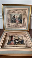 Antique Paris Lithographs, le Charivari, Signed