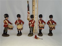 Elastolin Toy Soldiers Scots Guard Drummers