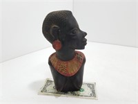 Vintage African Art Head Sculpture T291