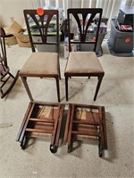 Vintage Leg O Matic Folding Chairs