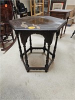 Vintage Carved Accent Table