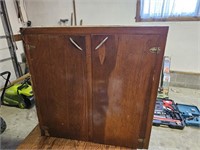 Vintage Wooden Wall Cabinet