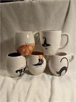 Rae Dunn Halloween mugs