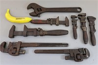 8 Assorted Antique Wrenches