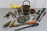 25+ Pcs. Antique Welding & Soldering Tools+