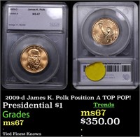 2009-d James K. Polk Position A Presidential Dolla