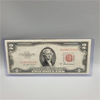 1953 A RED SEAL $2 HIGH GRADE