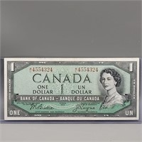 1954 CANADA $1 BILL MINT