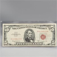 1963 $5 RED SEAL NOTE MINT