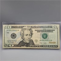 2009 $20 REPEATER NOTE XF