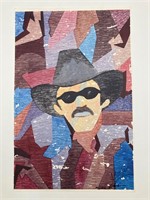 11x17” Richard Petty Art Signed By Artist