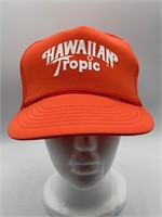 Orange Hawaiian Tropic Hat