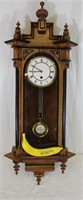 Antique 'Many Finials' Wall Clock