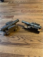 Vintage miniature cannons heavy