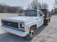 TITLED 1979 CHevy C30 12' Dump Bed NOT RUNNING