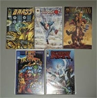 5 Assorted Comics x 5