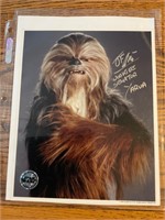 Signed Wookiee senator print with authenticity