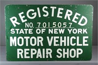 Repair Shop Sign