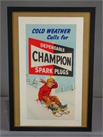 Champion Spark Plug Poster
