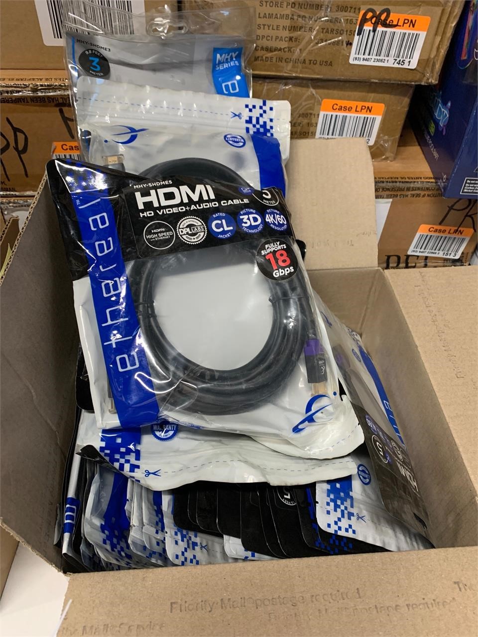LOT OF NEW HDMI CORDS