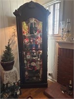 Lighted Curio Cabinet - NO CONTENTS