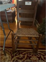 Cane Bottom Sewing Rocker - Good Condition