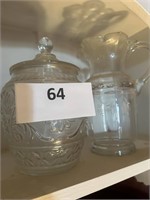 Vintage Anchor Hocking Indiana Glass Cookie Jar