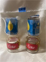 Coca-Cola Candle Holders