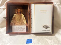 Holy Bible in Wooden Box