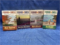 (4 vol. set) 1960s Shell Travel Guides