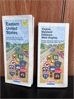 Vintage EXXON MAPS Virginia / Eastern US