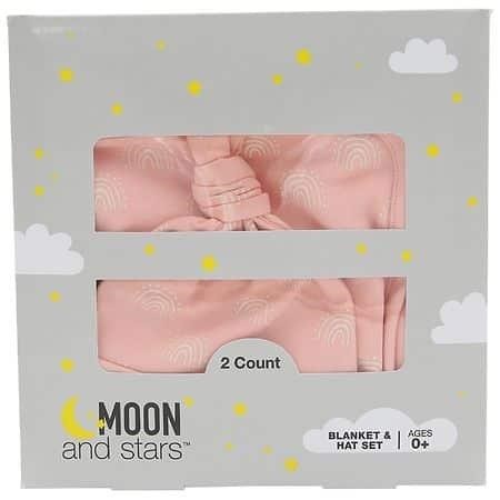 Moon & Stars Blanket & Hat Set - 2.0 Ea