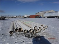 12 Plastic Gated Pipes: 8" X  20'- 30'